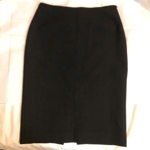Zara black‎ professional pencil lined skirt XS
